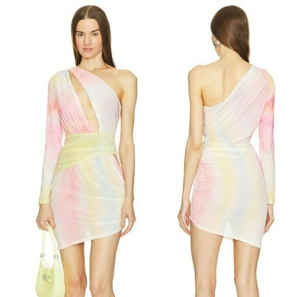 Michael Costello xREVOLVE Sedona Mini Dress - Watercolor Print